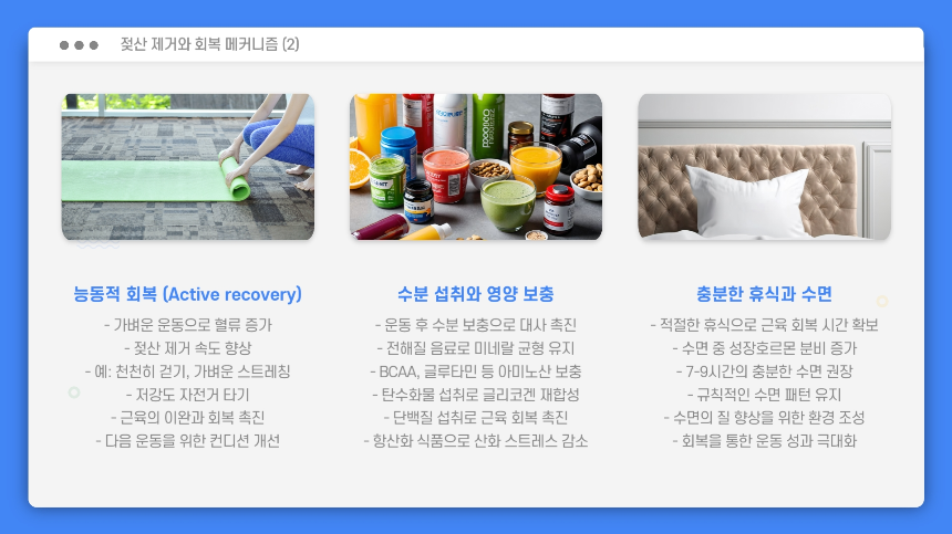 젖산, 피로의 적인가 운동 효과를 바꾸는 비밀의 열쇠!