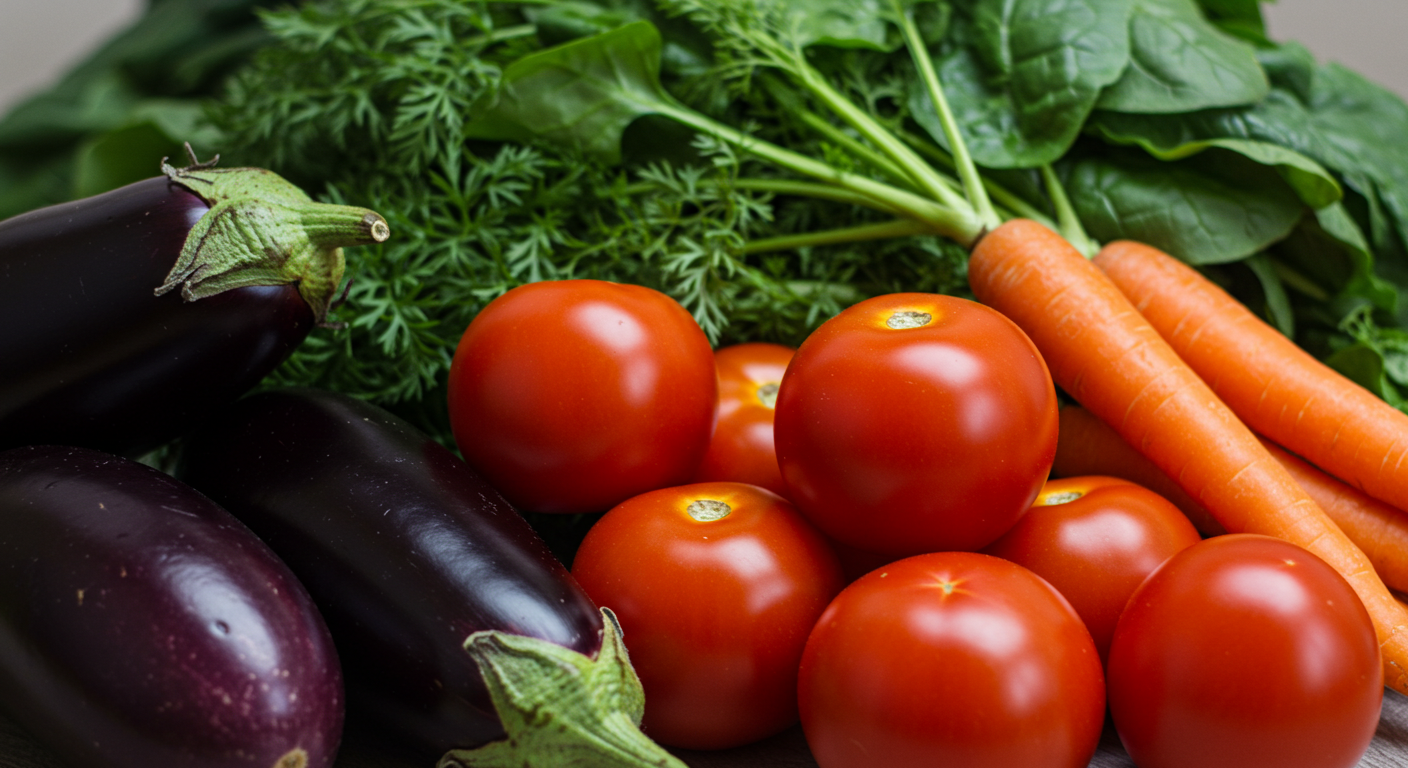 토마토/가지/당근/시금치