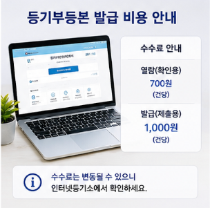 등기부등본 인터넷발급 전 꼭 확인하세요