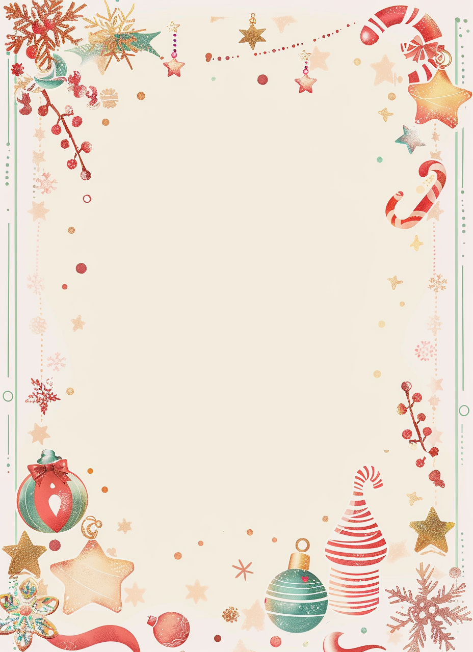 크리스마스 편지지 프린트해서 쓰세요