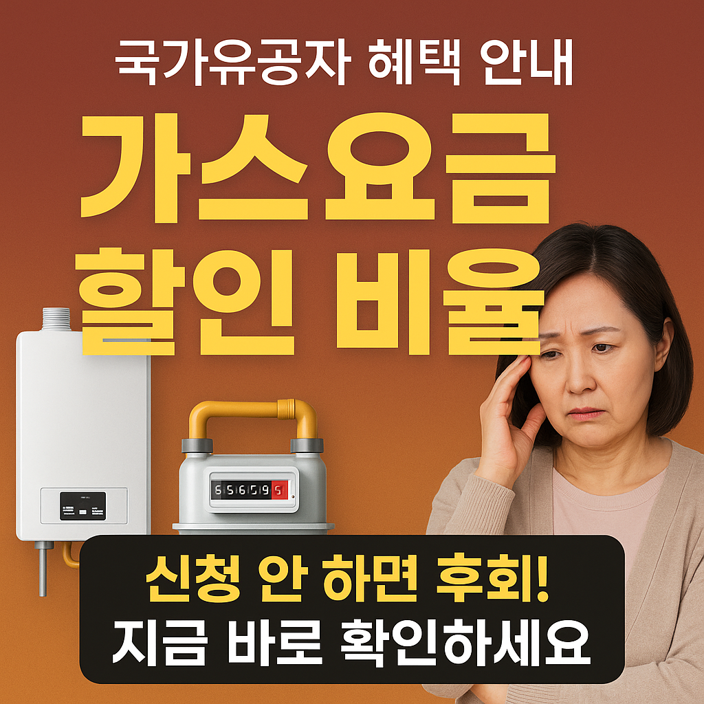 국가유공자 가스요금