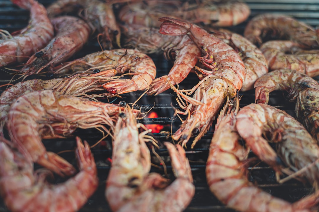 Grilled shrimp.