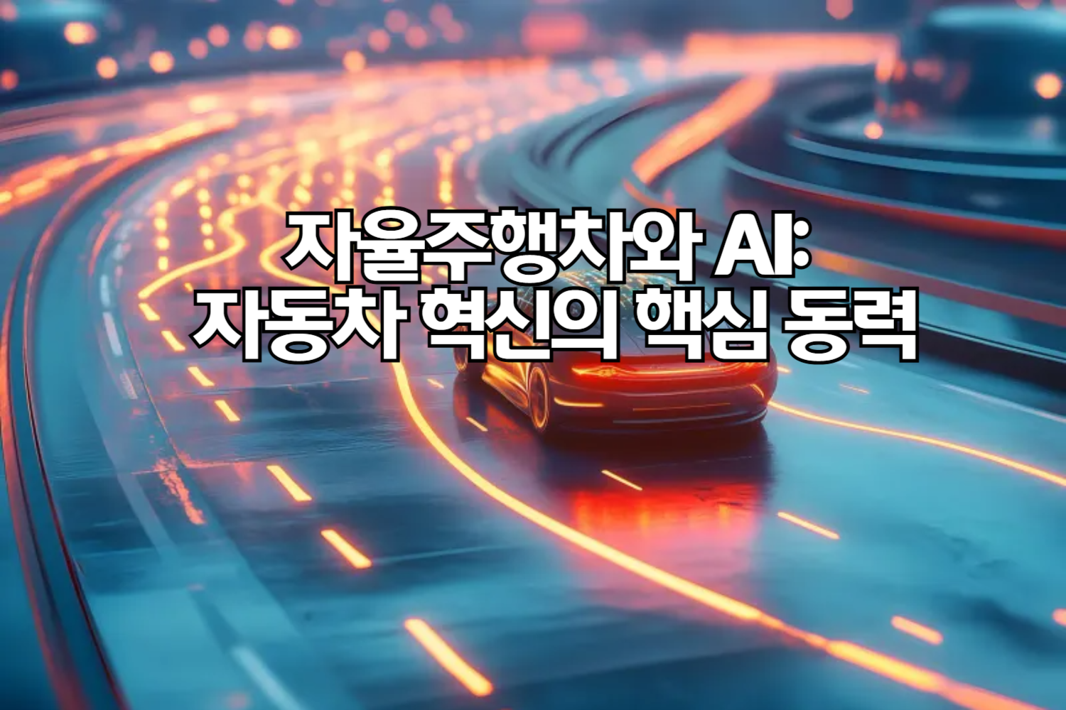 자율주행차와 AI: 자동차 혁신의 핵심 동력