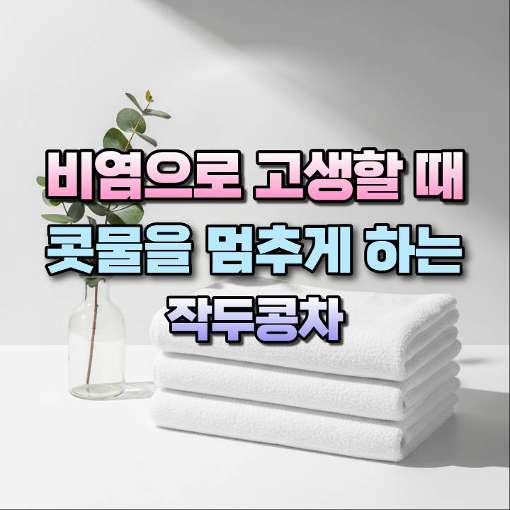콧물멈추게하는작두콩차