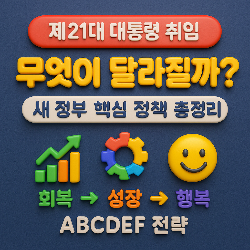 2025 정부 핵심 정책 총정리