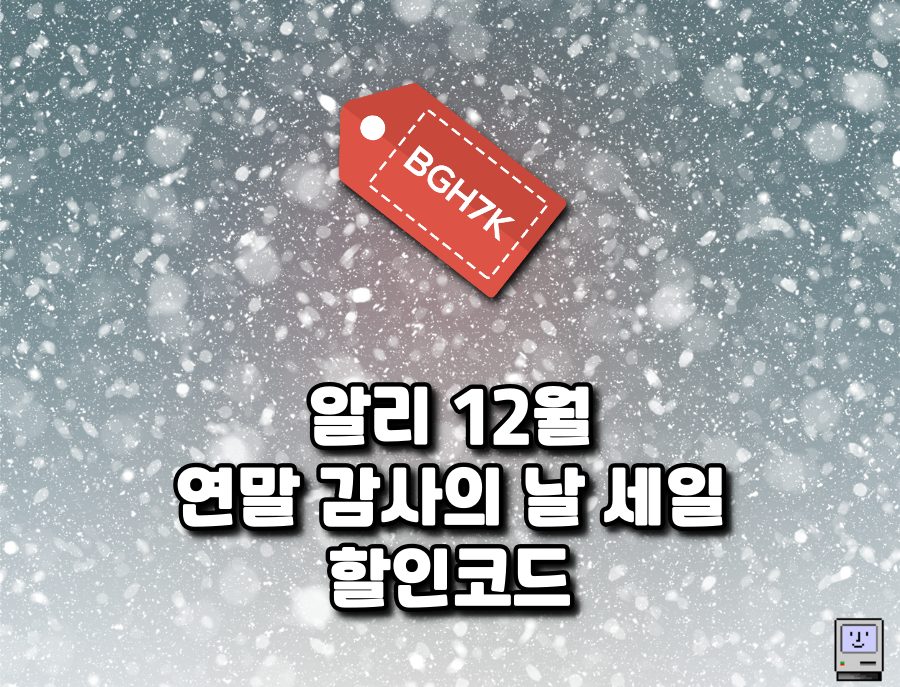 12월 알리 연말 감사의 날 세일 할인코드