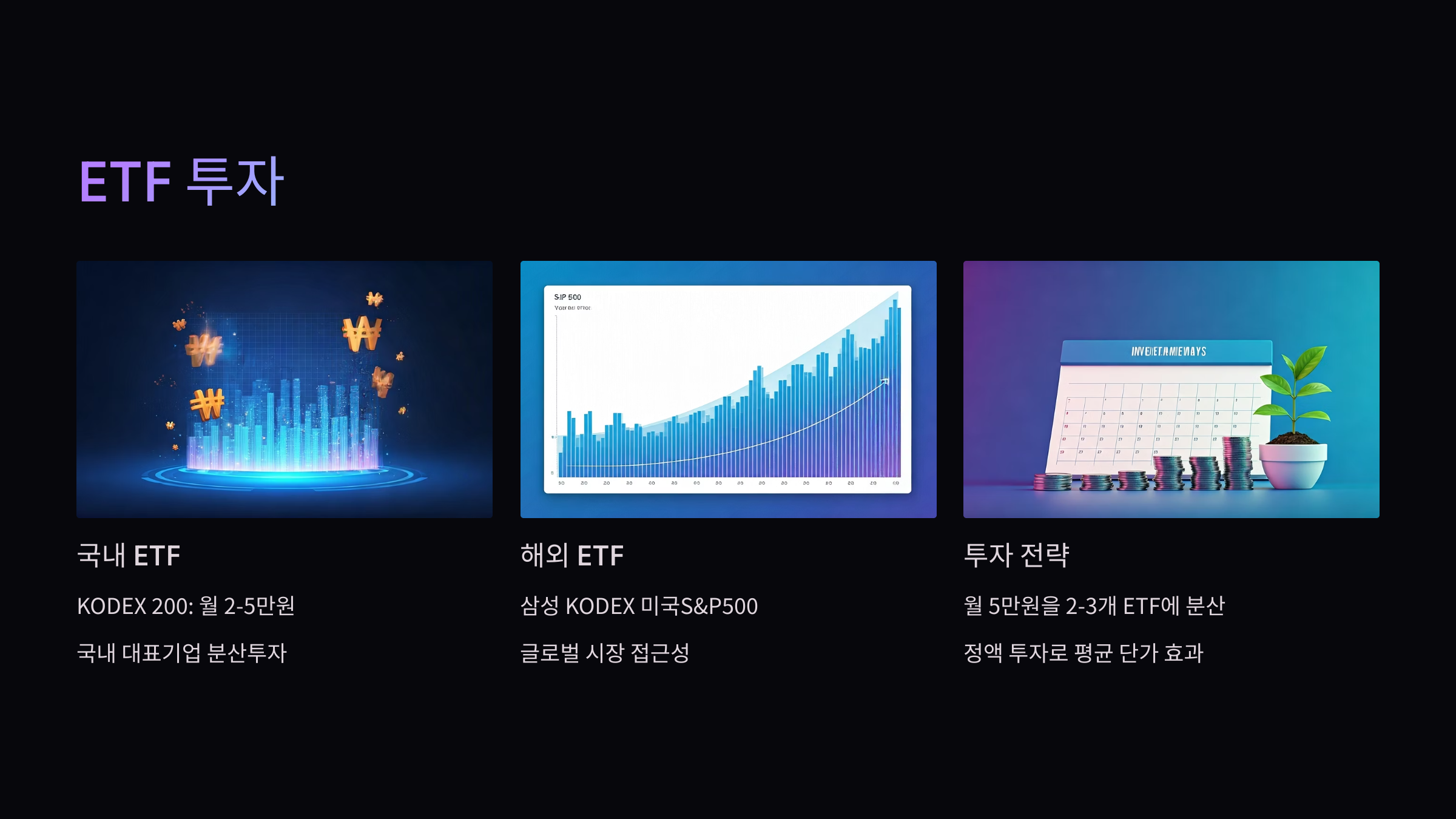 월급 70만원 ETF투자