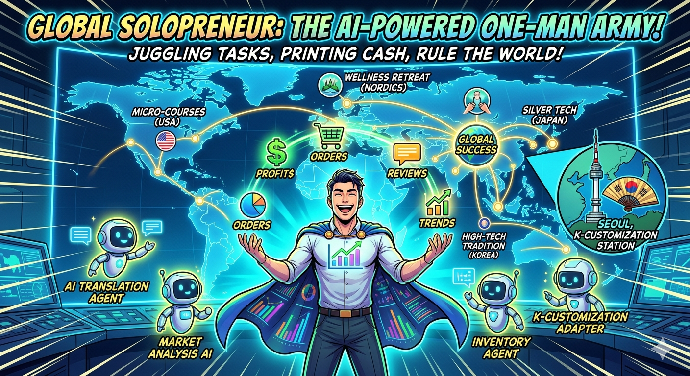 "사표 던지고 사장님 됐는데, 직원이 AI밖에 없네?" - 2026년 해외 대박 스몰 비즈니스 파헤치기