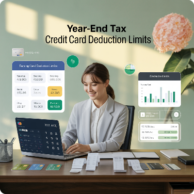 연말정산 카드공제 한도 이미지