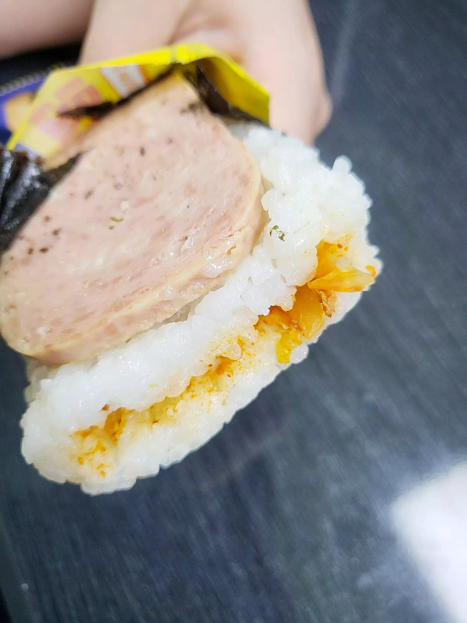 스팸과 흰 밥