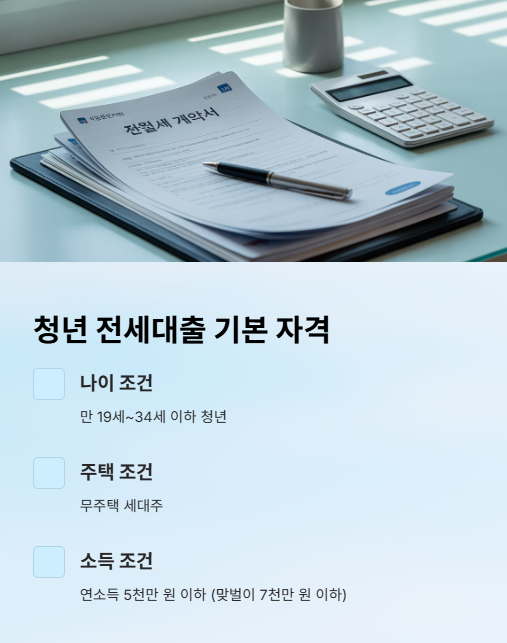 청년 전세대출 기본 자격