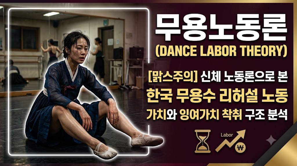[무용노동론] 마르크스주의 신체 노동론으로 본 한국무용수들의 리허설 노동 가치와 잉여가치 착취 구조 분석