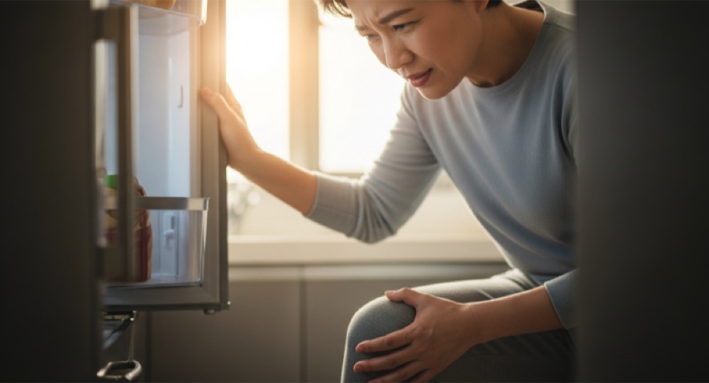 일상 중 무릎 불편