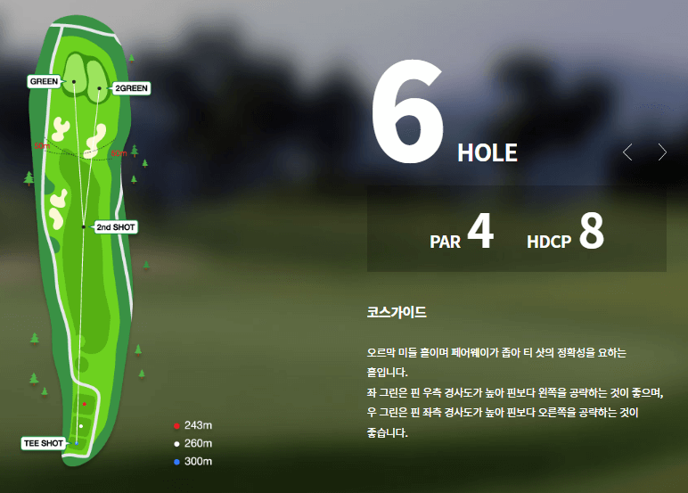 신안 컨트리클럽 오렌지코스 6