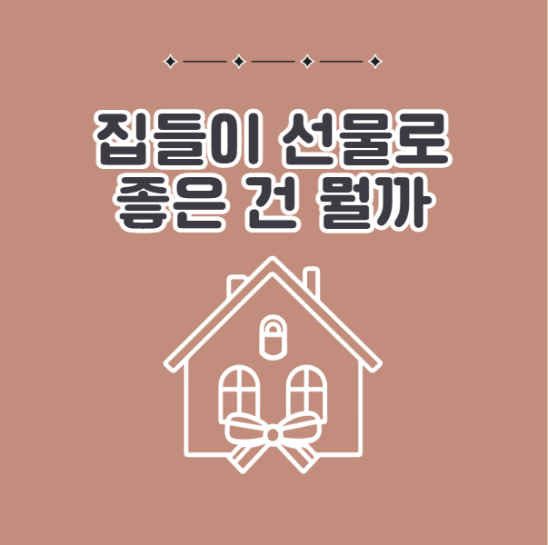 집들이 선물 추천