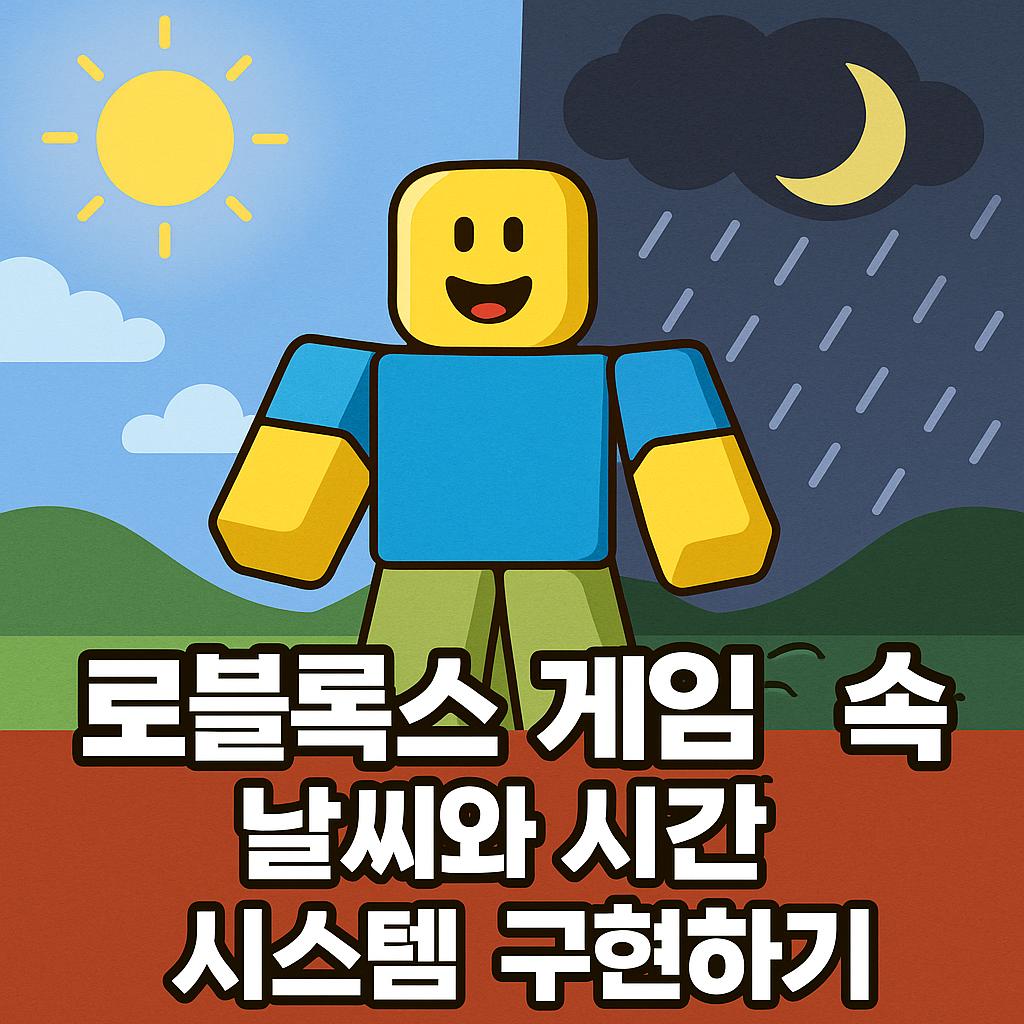 로블록스 게임에 현실감 200% 시스템 구현 가이드
