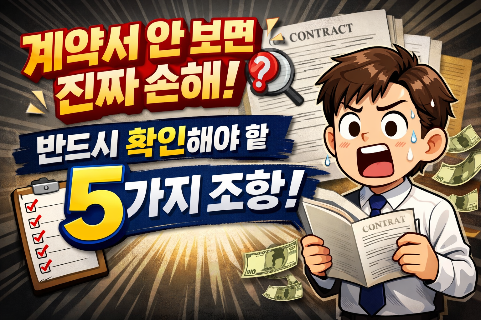 계약서 안 보면 진짜 손해