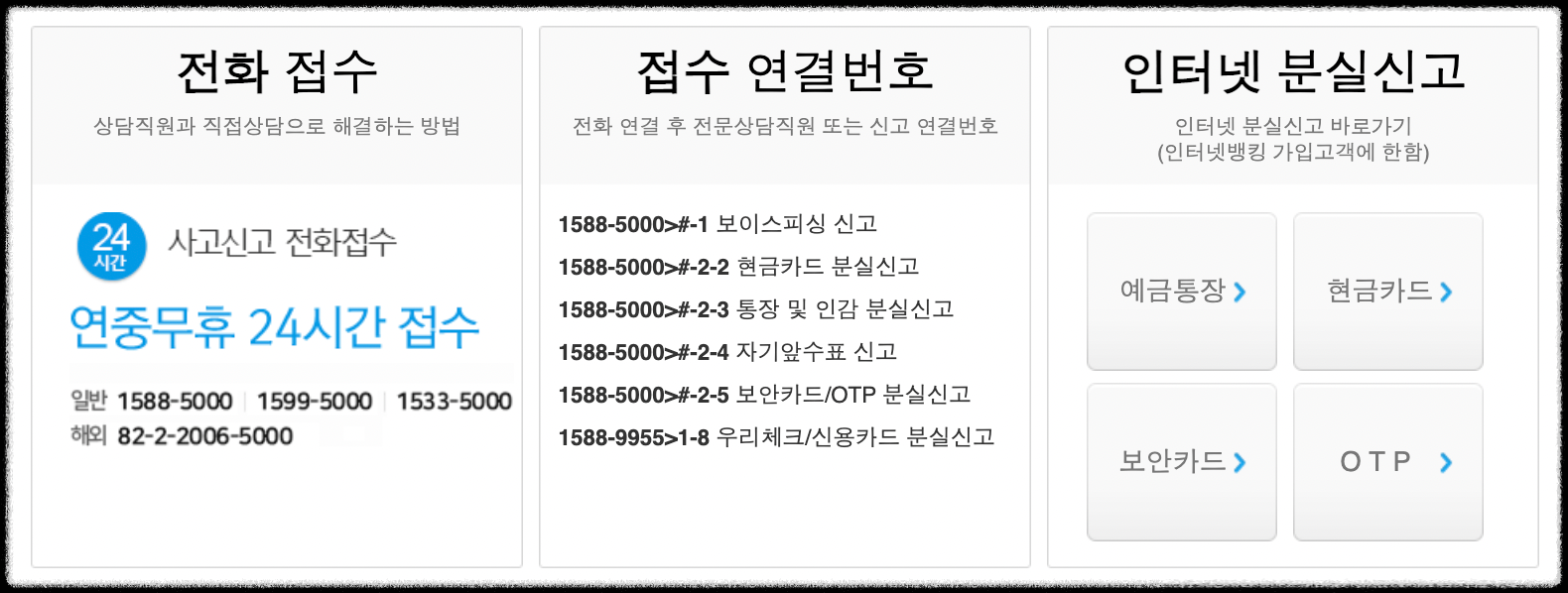 우리은행 고객센터 전화번호 상담사연결