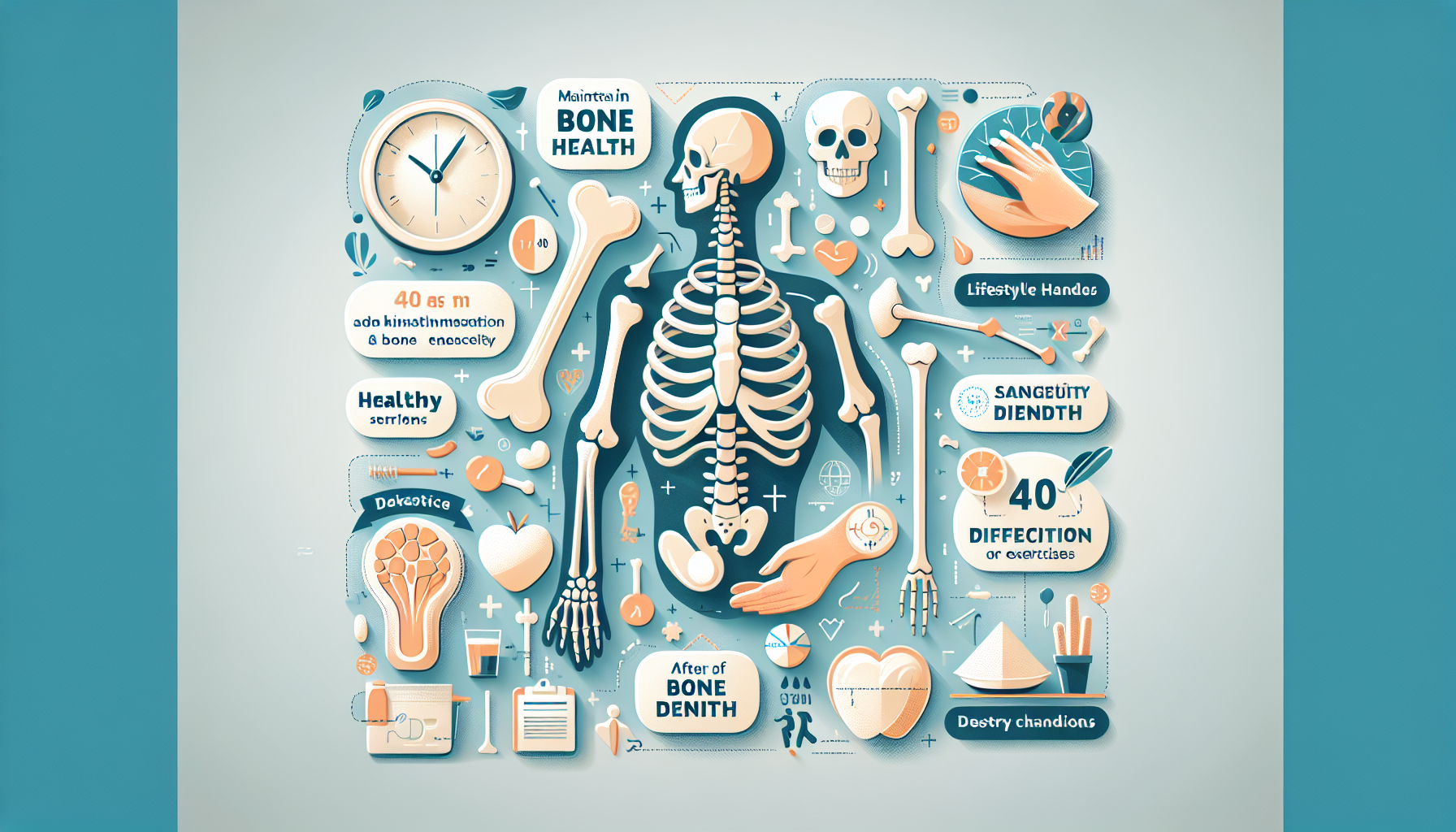 40대 이후 뼈 건강, 골밀도 유지, 뼈 튼튼 습관
