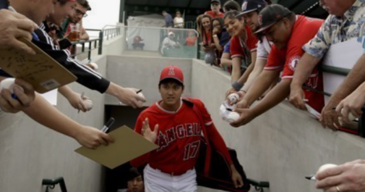 오타니 팬서비스