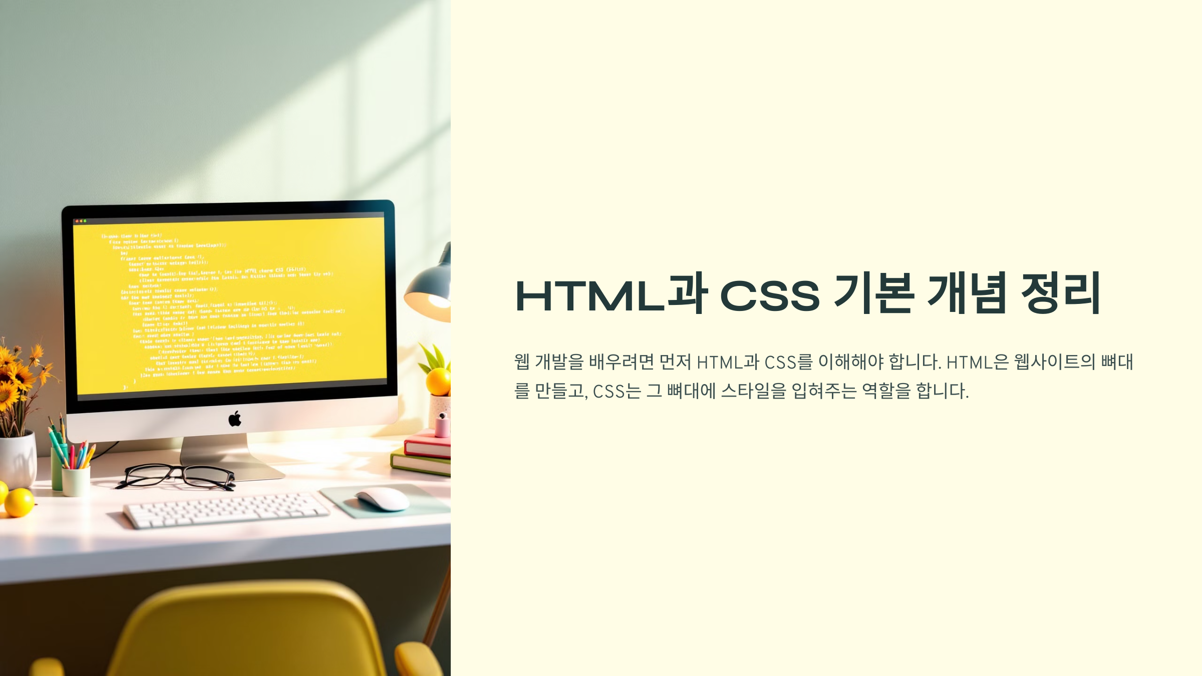 HTML, CSS 기본 개념 정리