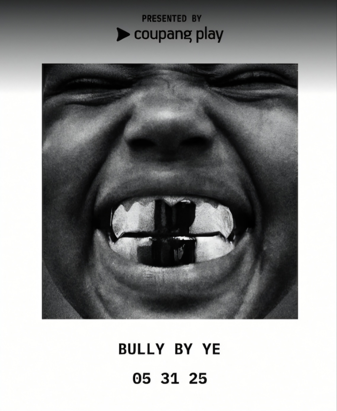 칸예 웨스트 내한 콘서트 메인 포스터/ 출처 - 쿠팡플레이 공식 앱