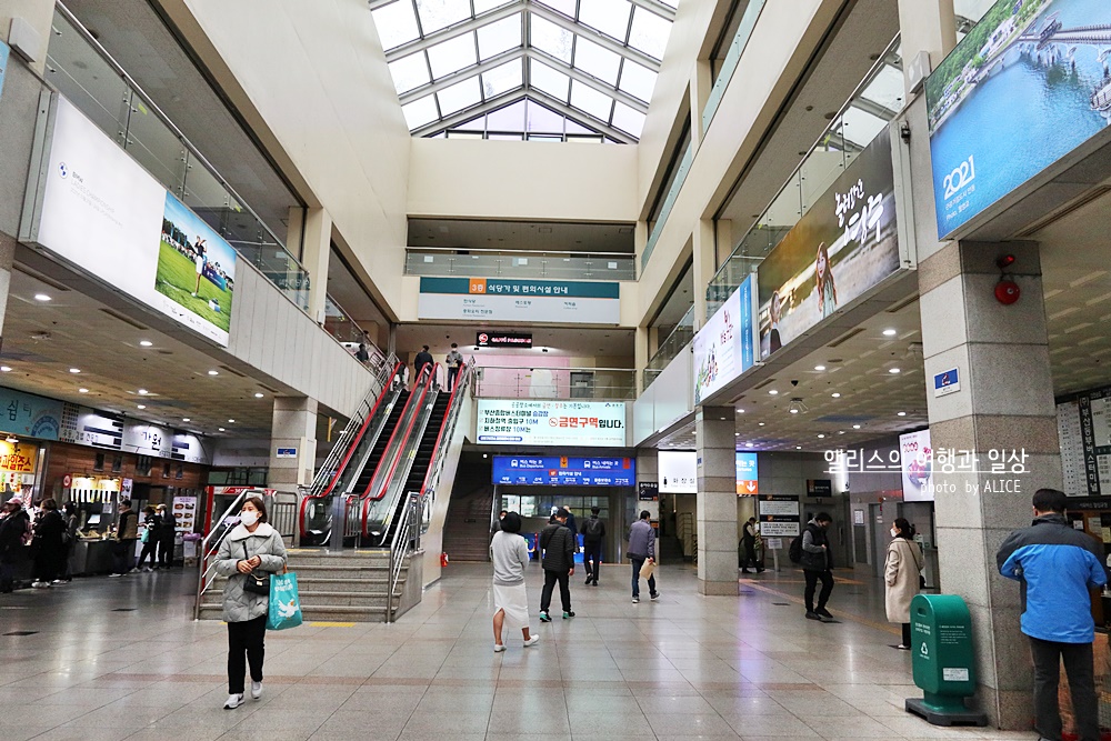 부산 - 경주 시외버스, 고속버스 차이, 터미널 위치