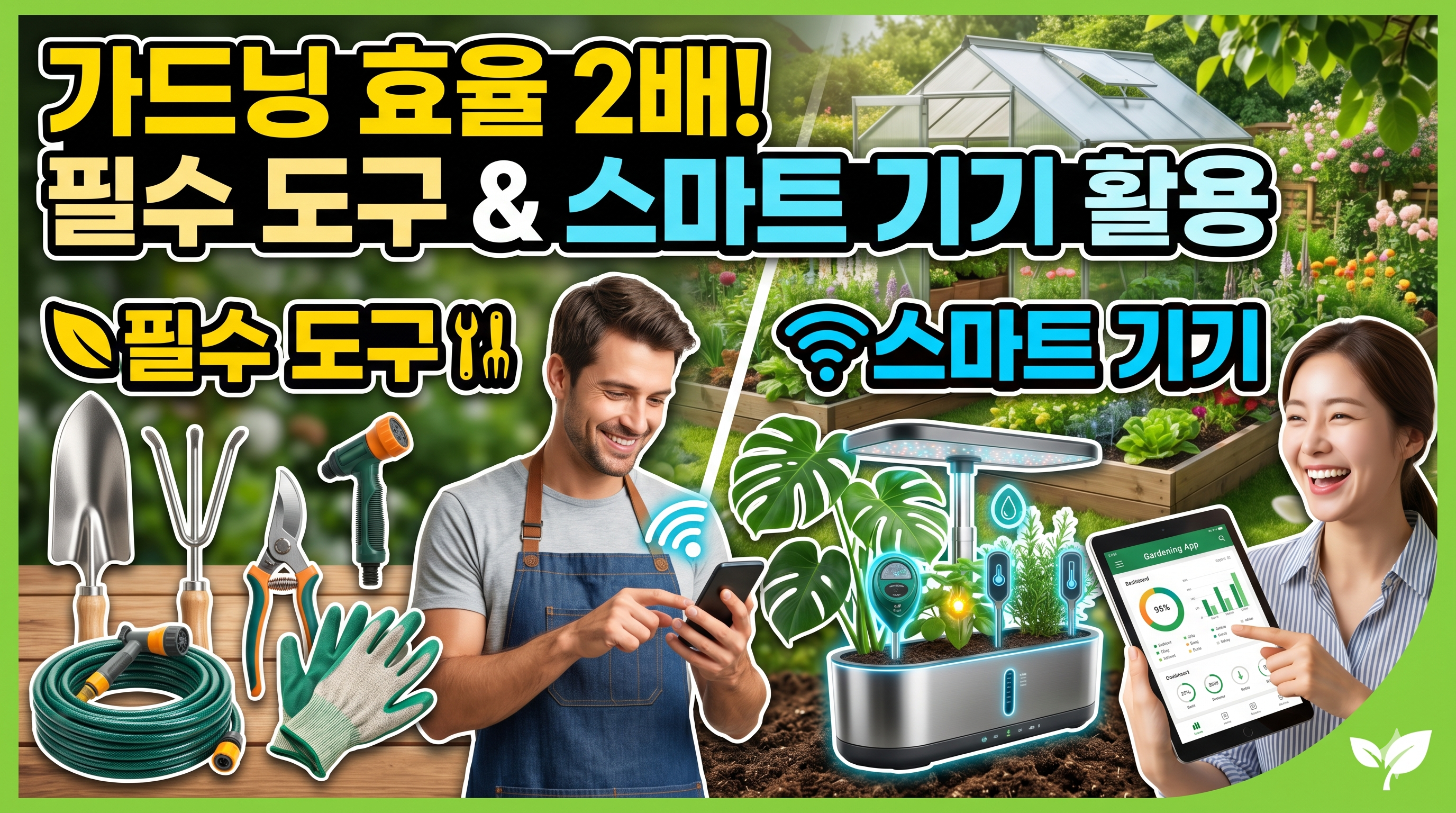 [도구] 가드닝 효율을 2배 높여주는 필수 도구 및 스마트 기기 활용
