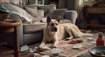 강아지 분리불안/출처:어도비스톡