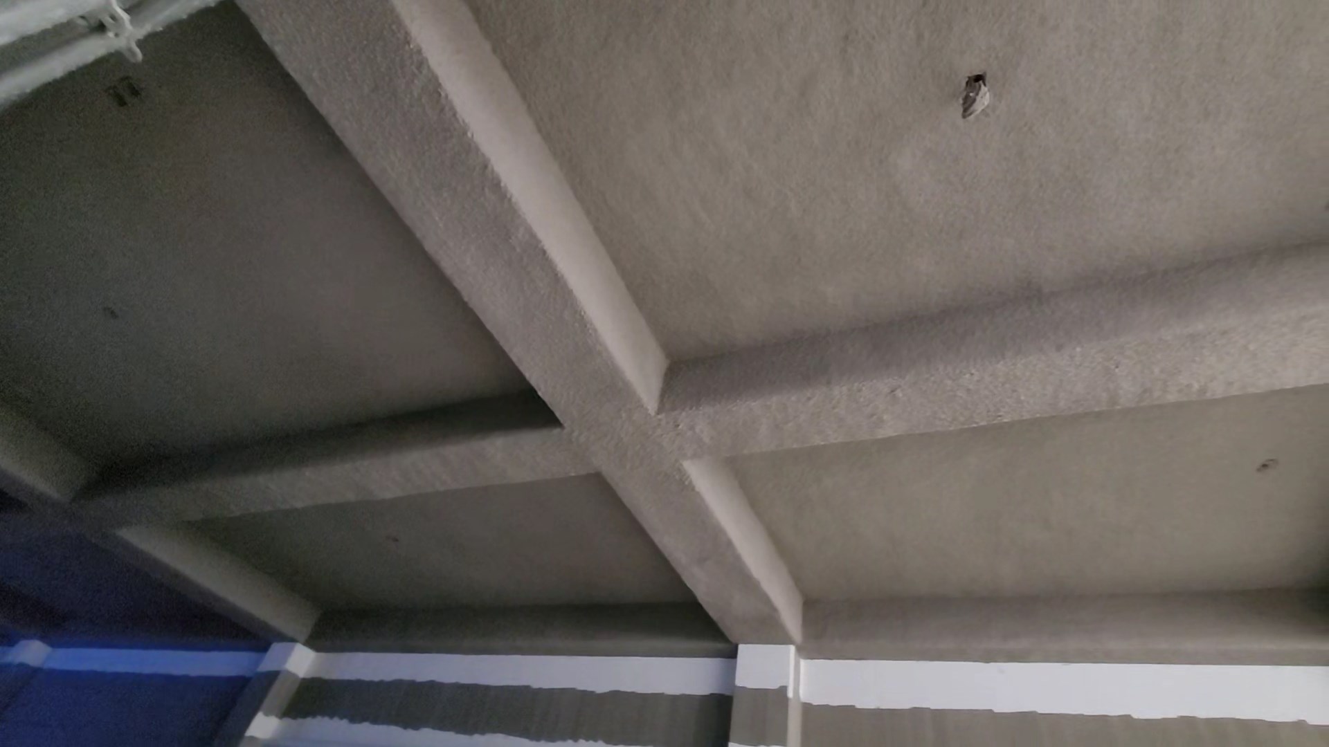 퍼라이트 뿜칠 시공 완료 모습