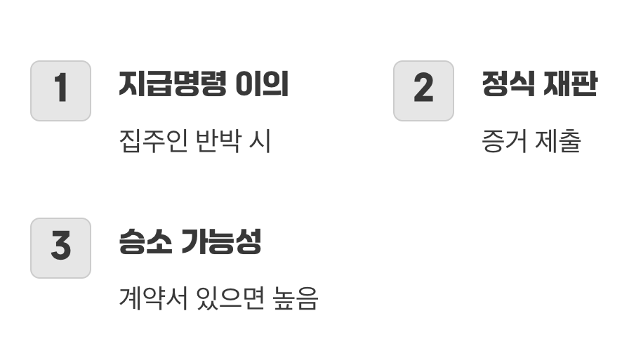 최후의 수단&amp;#44; 보증금 반환 소송