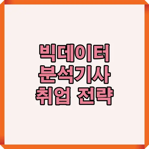 2025년 빅데이터 분석기사 자격증 취득 후 취업 성공률을 높이는 핵심 전략을 한눈에 정리한 인포그래픽 썸네일.