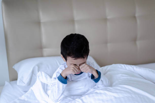 분리불안으로 잠 못드는 아이