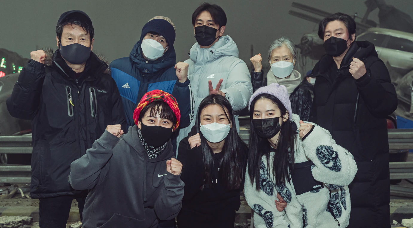 배우들 촬영현장 스샷