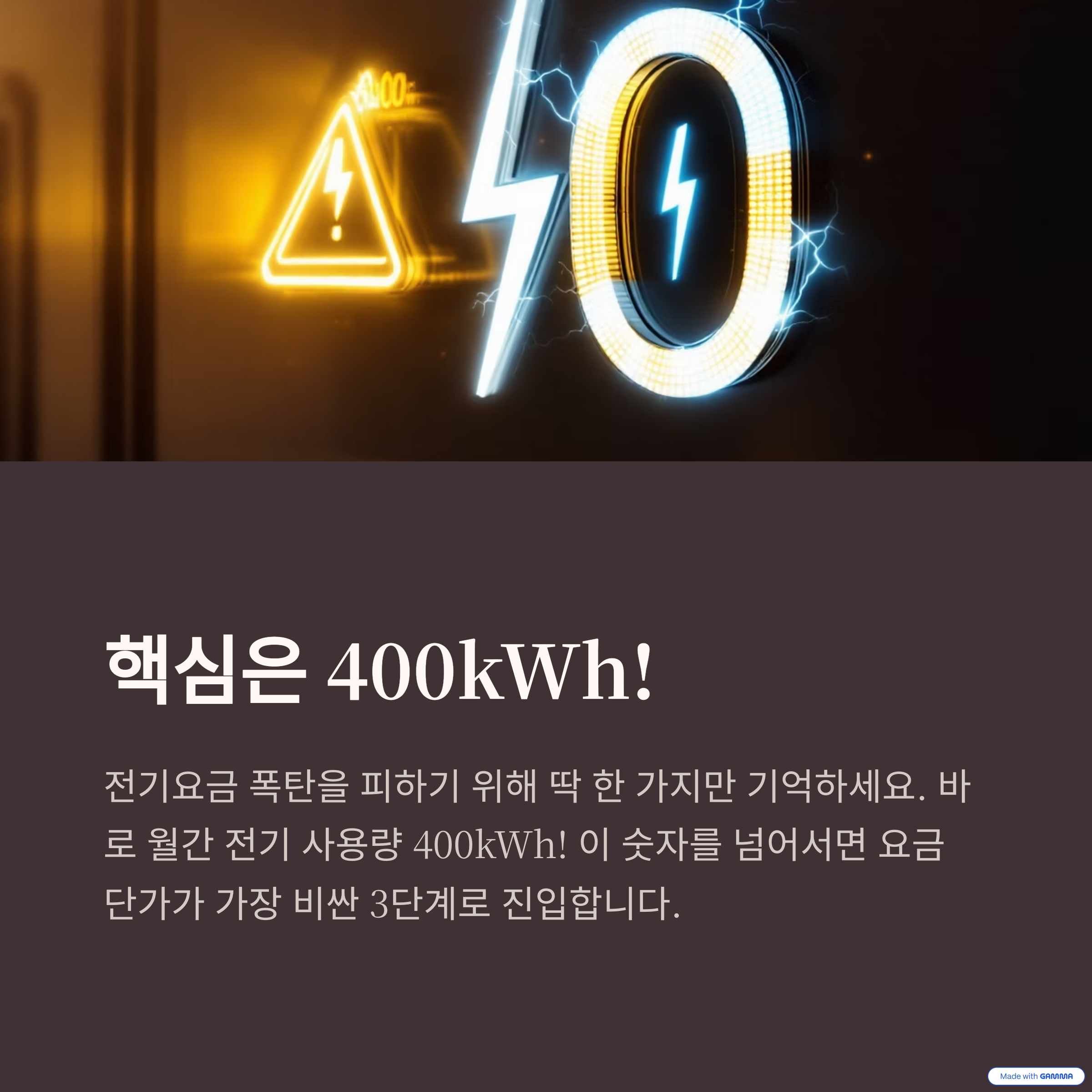 올여름 전기요금 폭탄 피하는 단 하나의 비법: 400kWh의 비밀!