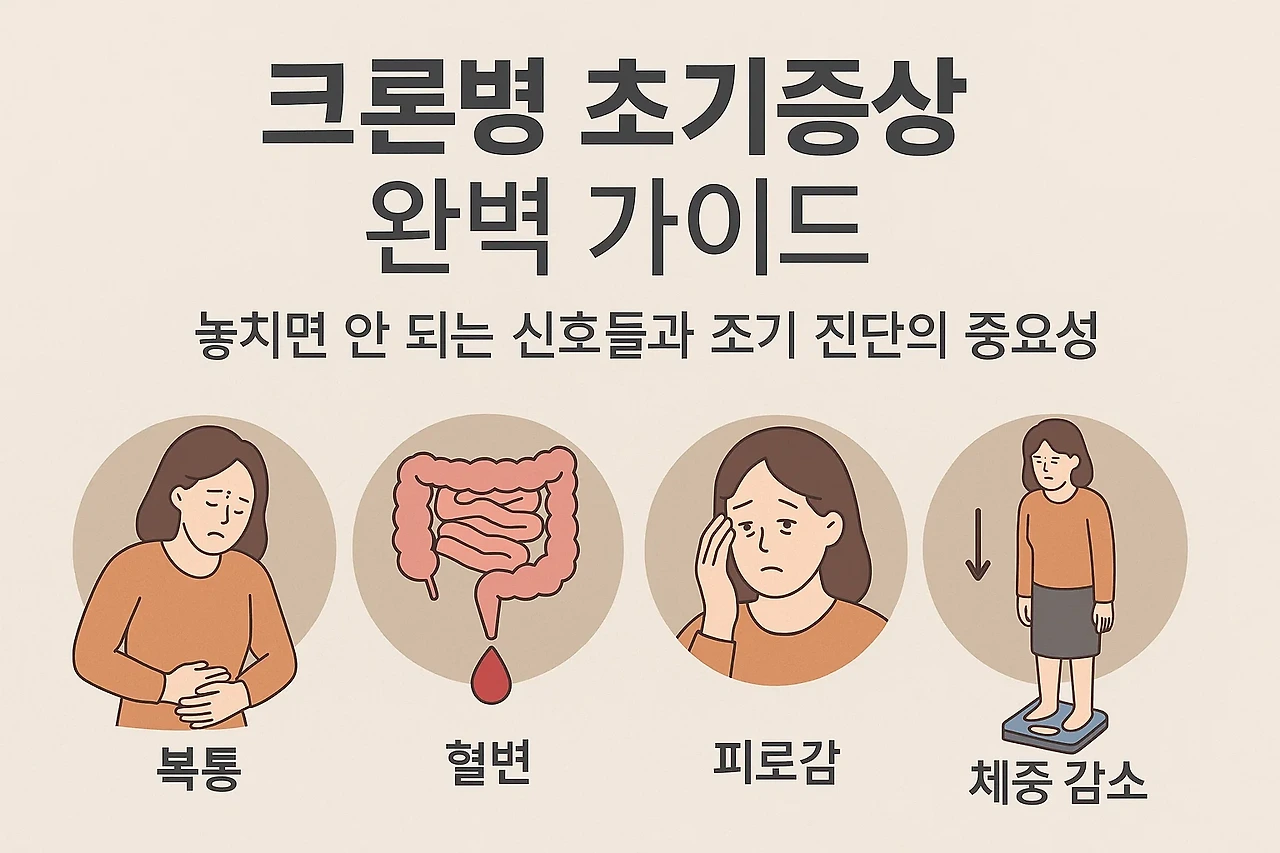 크론병 초기증상 완벽 가이드