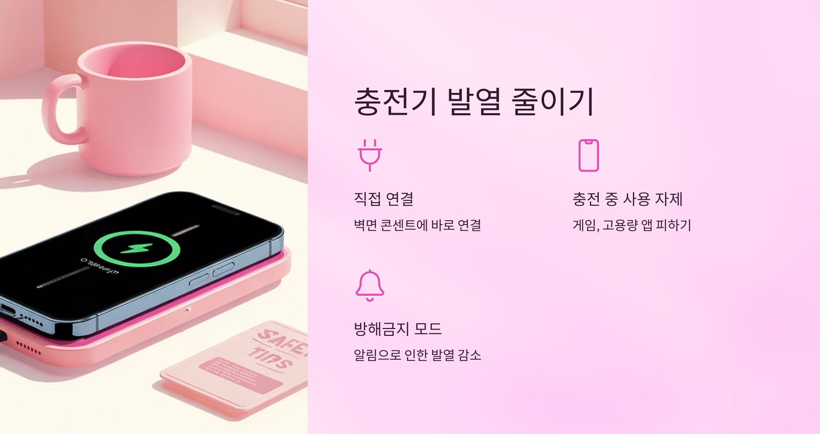 생활 속 발열 줄이기 팁