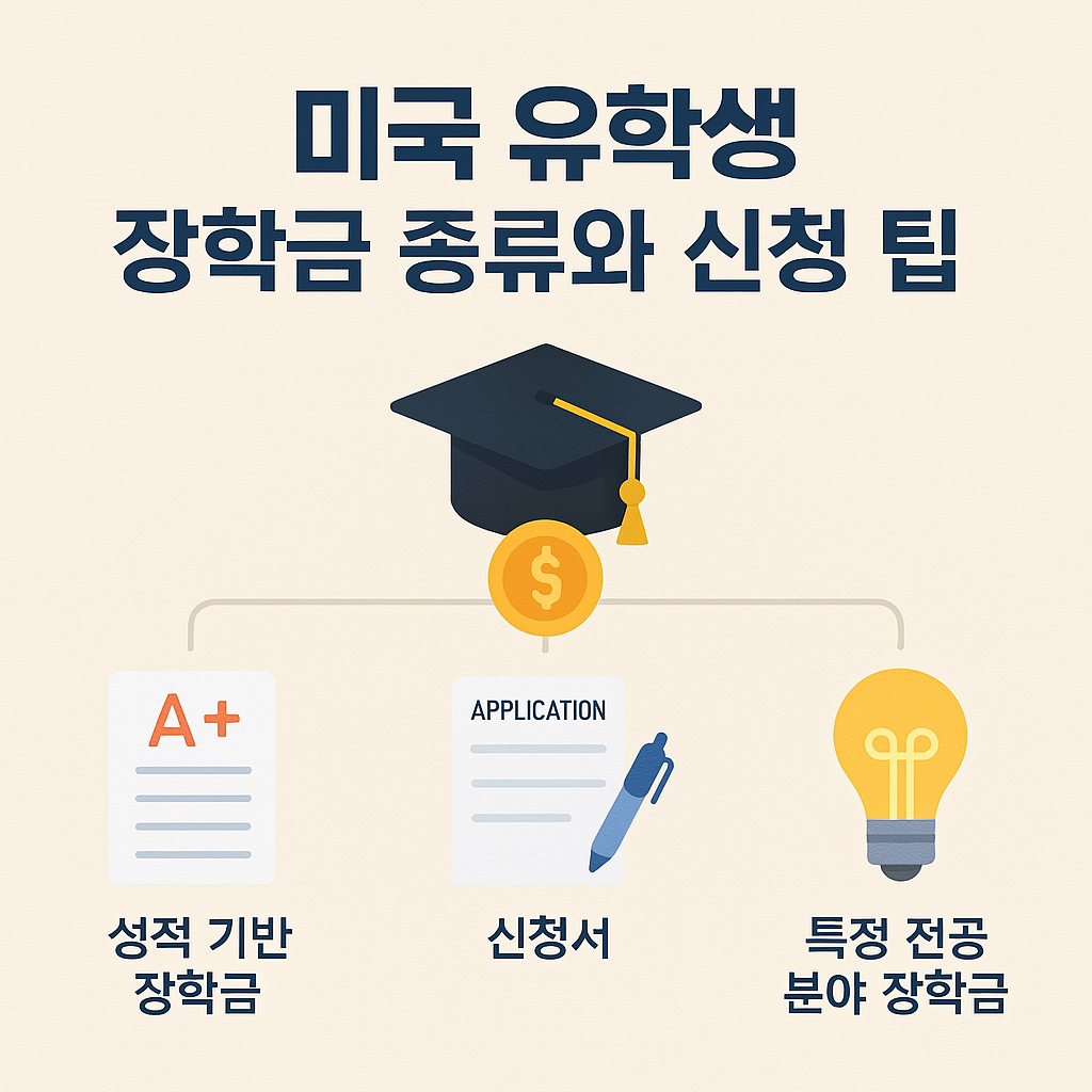 미국 유학생 장학금 종류와 신청 팁