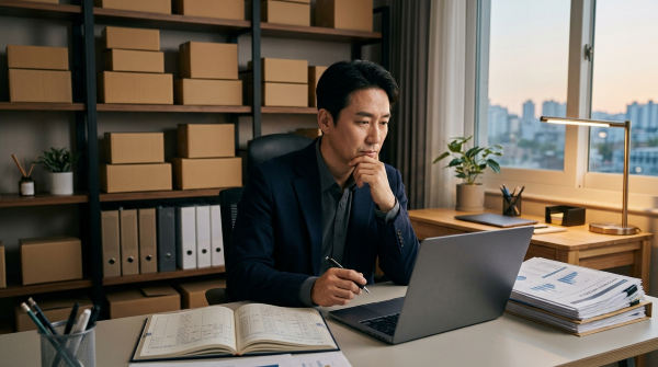 사업자금과 고위험 펀드 투자자금을 구분해 검토하는 장면