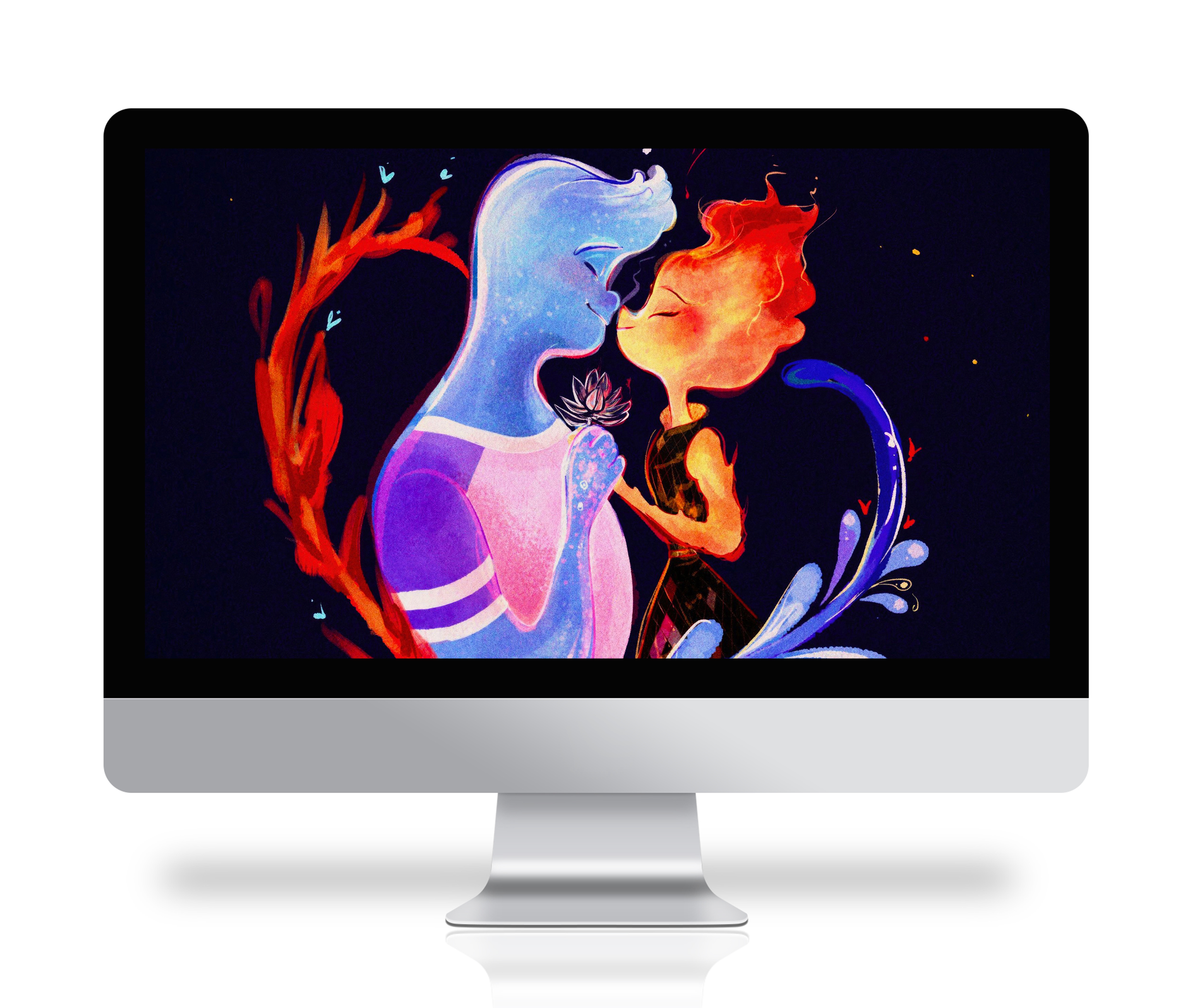 엘리멘탈 배경화면 컴퓨터 아이패드