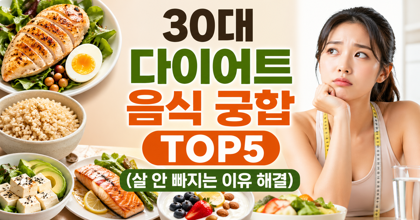 30대 다이어트 음식 궁합