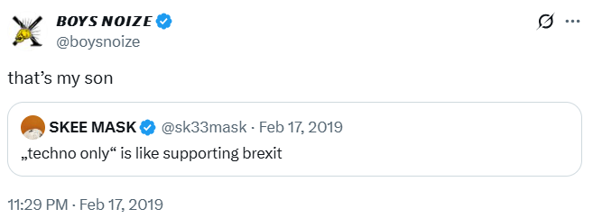 boys noize's tweet