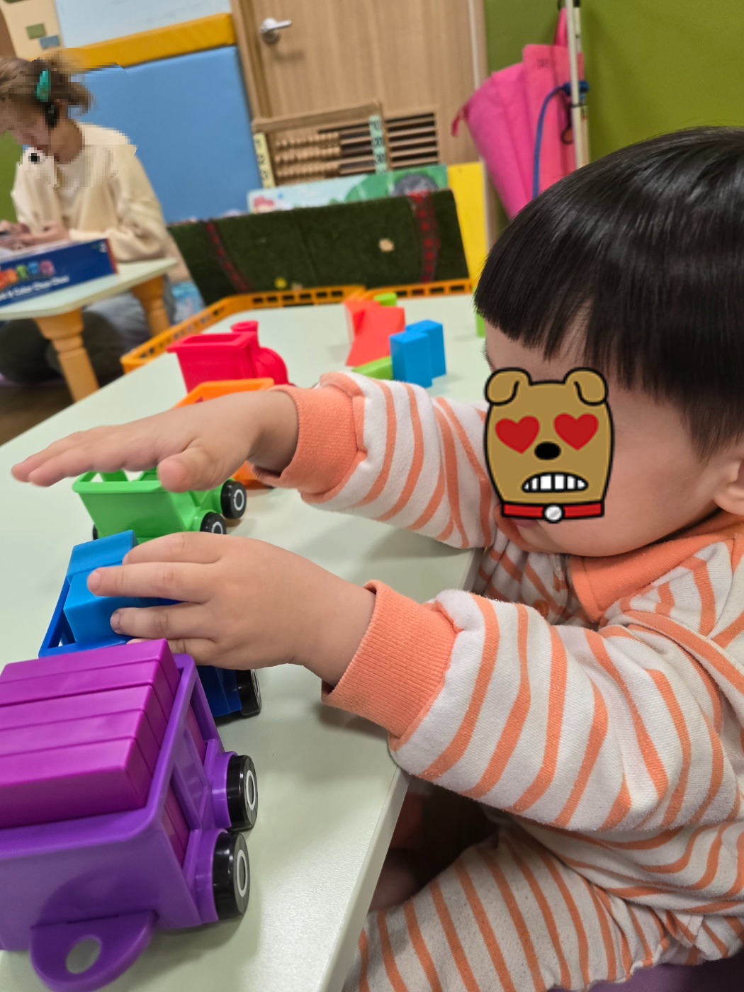 글렌도만교실 색깔, 수와 양을 배우는 교구 수업