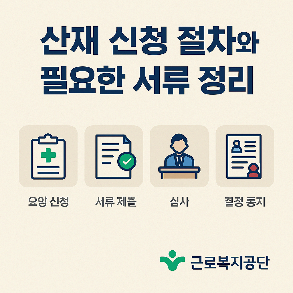 산재 신청 절차와 필요한 서류 정리