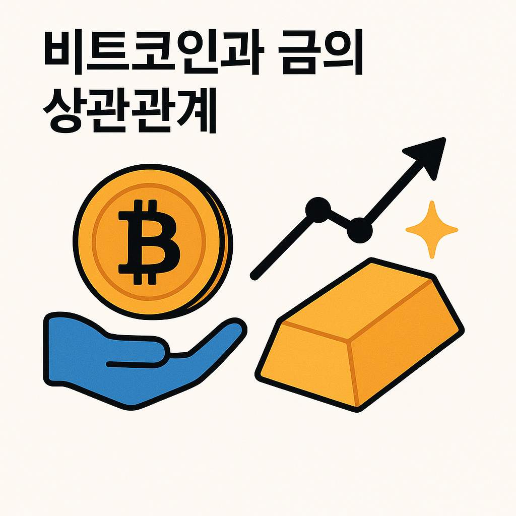 비트코인과 금의 상관관계