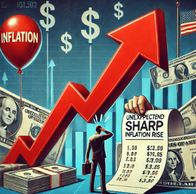 미국 인플레이션, 예상치 못한 큰 폭 상승