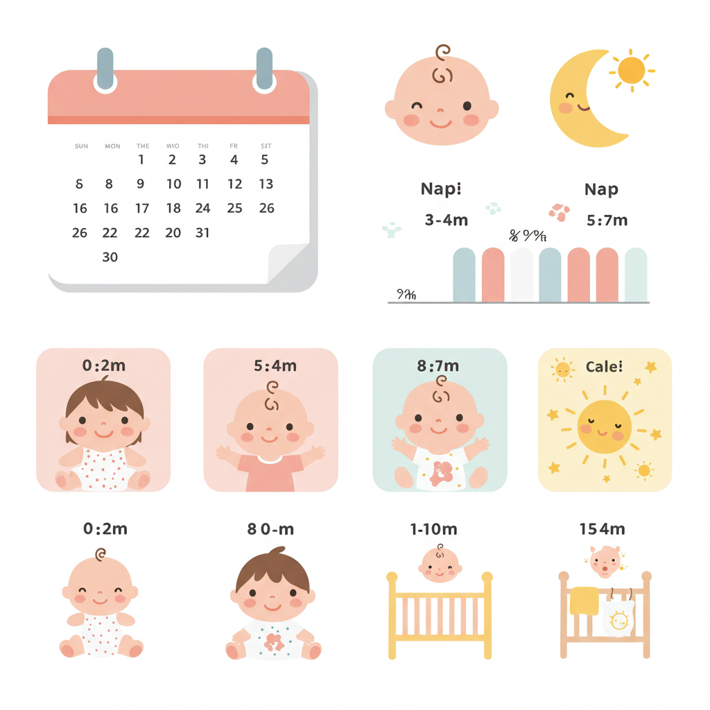 연령별 낮잠 권장 수면량 가이드