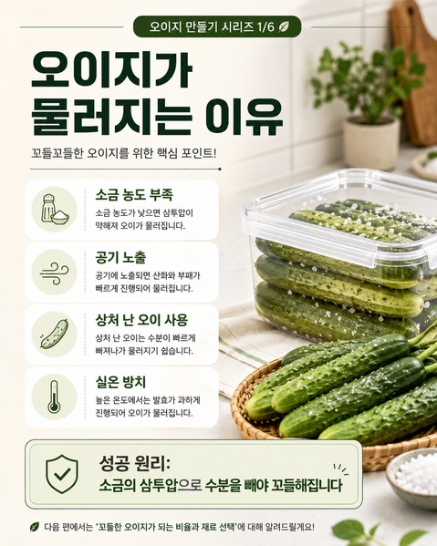 오이지 담그는 방법