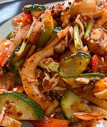 백합무침