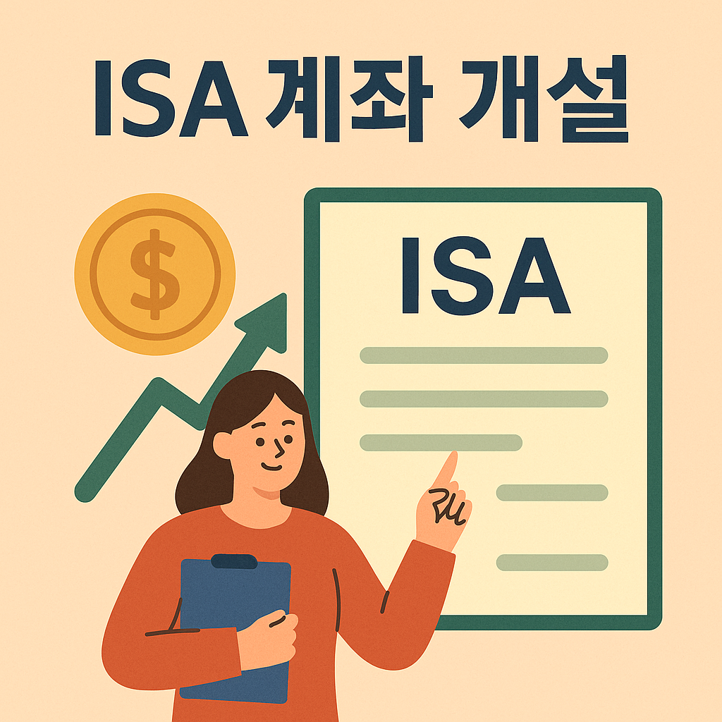 ISA 계좌 개설, 2025년 절세의 시작!